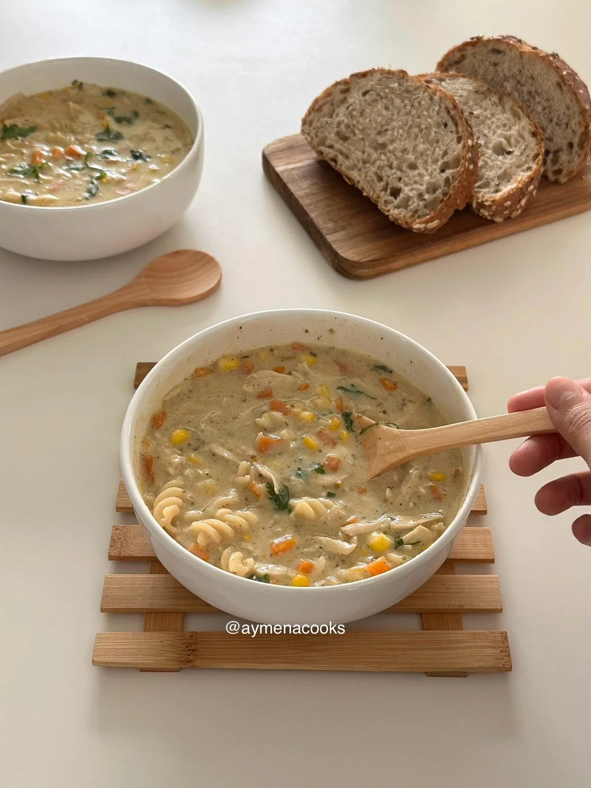 creamy chicken soup